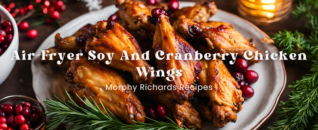 Air-Fryer Soy And Cranberry Chicken Wings