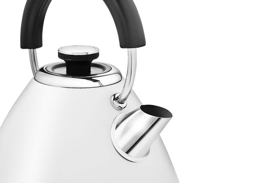 Venture Pyramid Kettle White