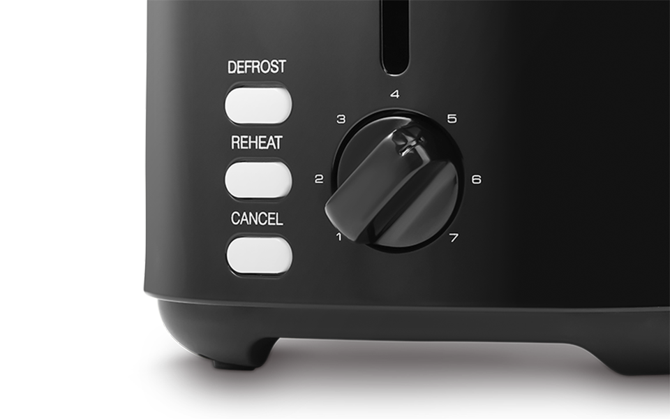 Equip 2 Slice Toaster Black