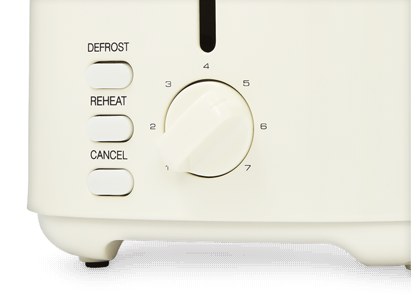 Equip 2 Slice Toaster Cream