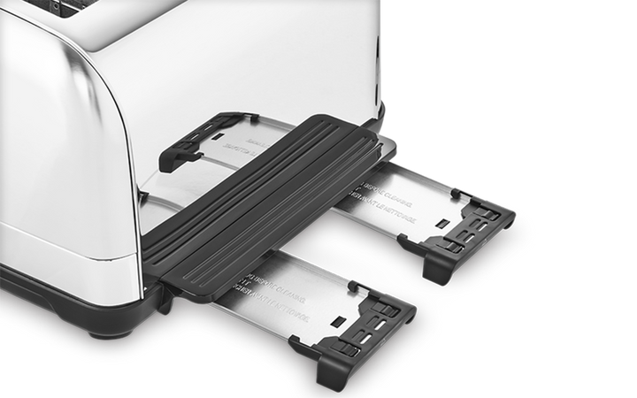 Venture Retro 4 Slice Toaster Stainless Steel