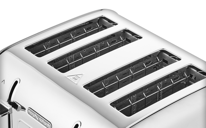 Venture Retro 4 Slice Toaster Stainless Steel