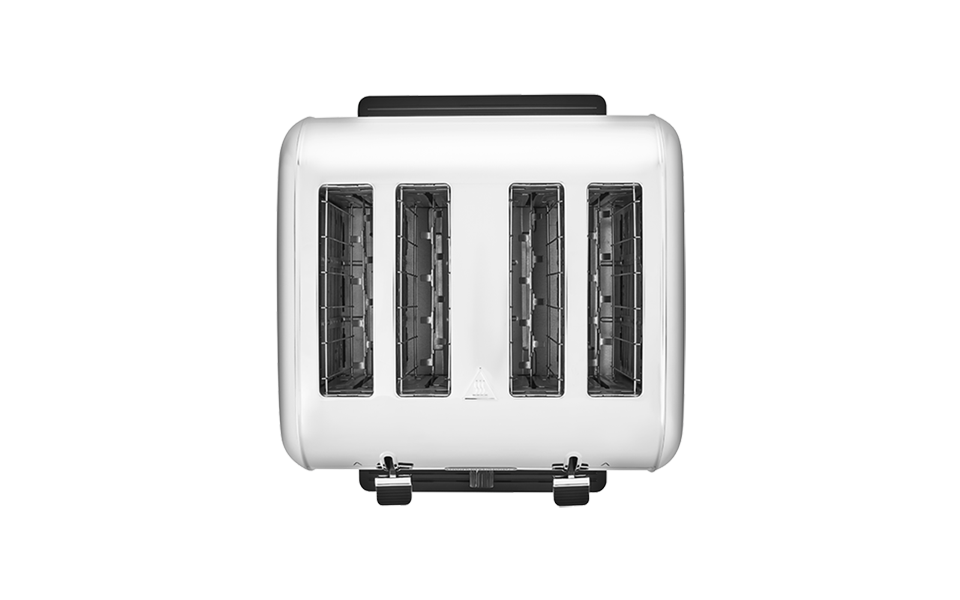Venture Retro 4 Slice Toaster Stainless Steel
