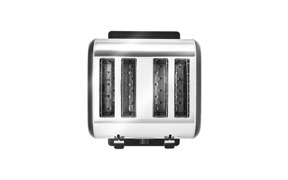 Venture Retro 4-Slice Toaster Black