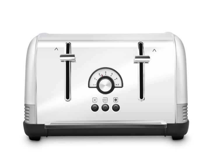 Venture Retro 4 Slice Toaster Tungsten