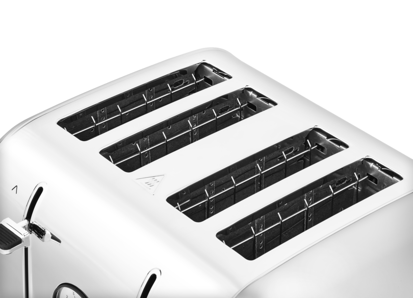 Venture Retro 4 Slice Toaster Tungsten