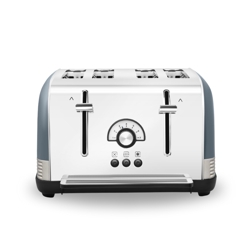 Morphy Richards Venture Retro 4 Slice Toaster Basalt