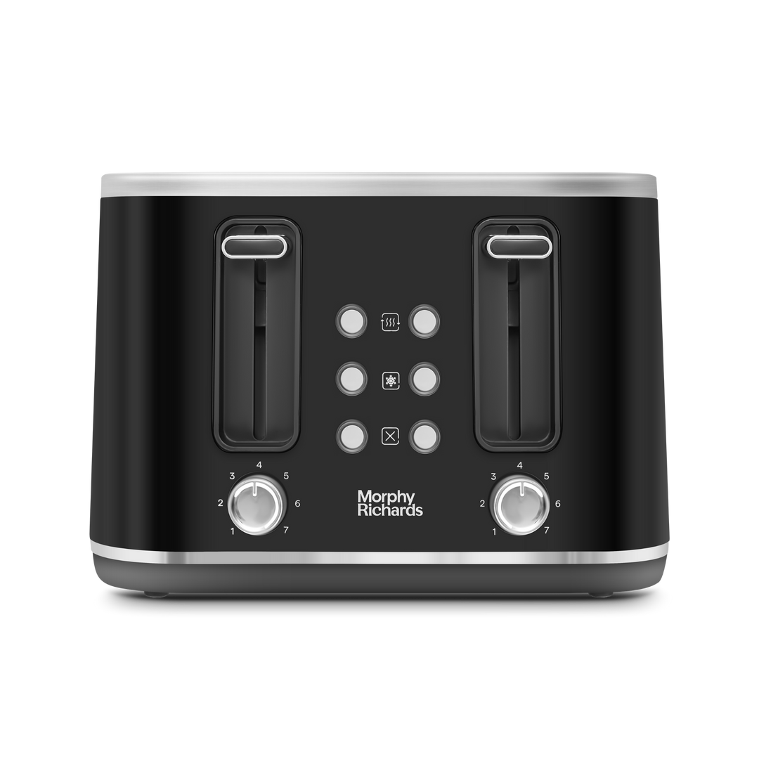 Motive 4 Slice Toaster Black