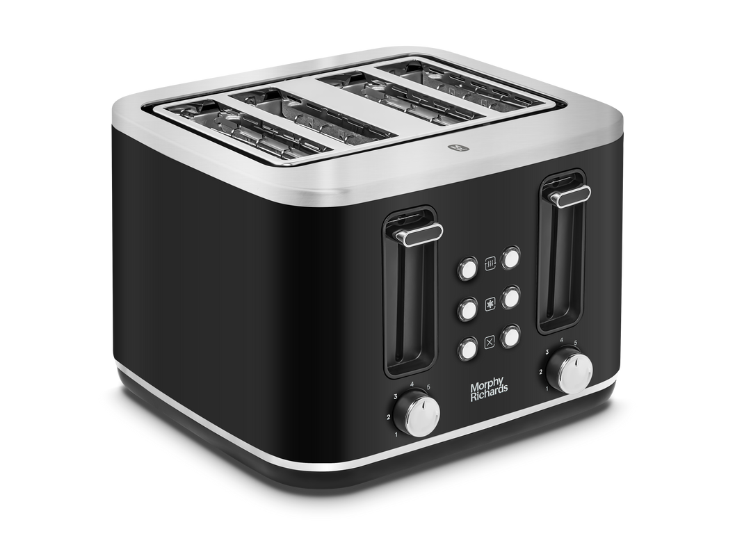 Motive 4 Slice Toaster Black