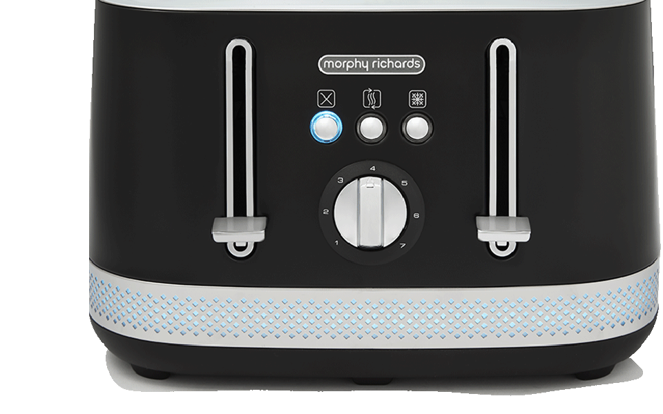Illumination 4-Slice Toaster Black