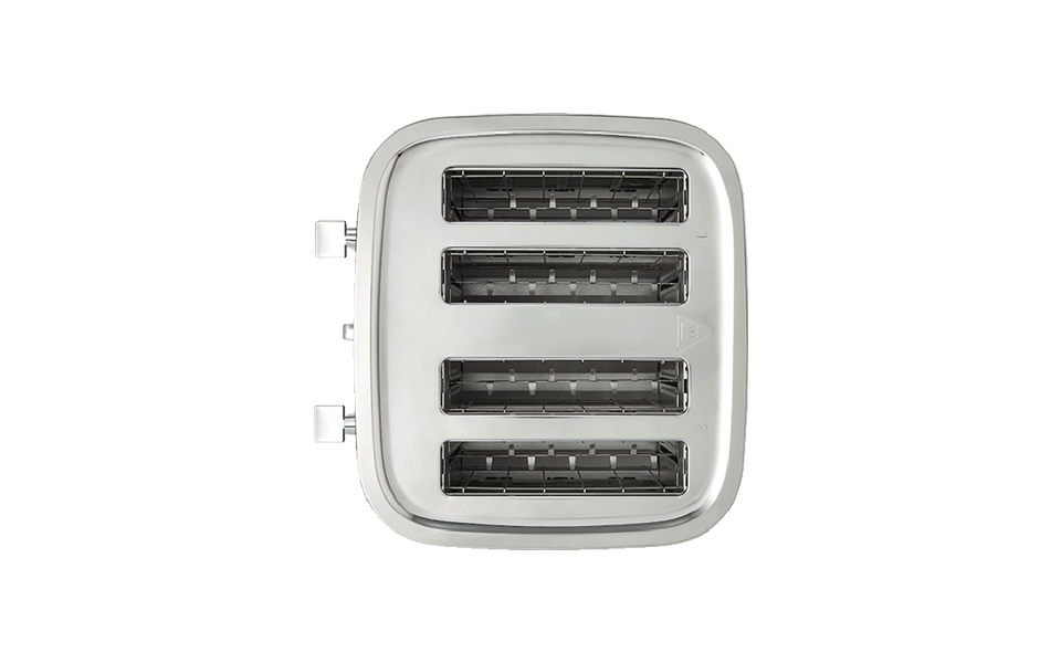 Illumination 4-Slice Toaster Titanium Grey