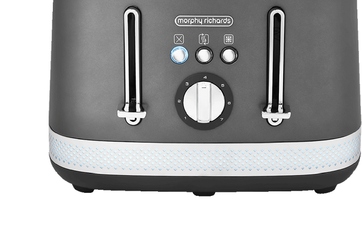 Illumination 4-Slice Toaster Titanium Grey