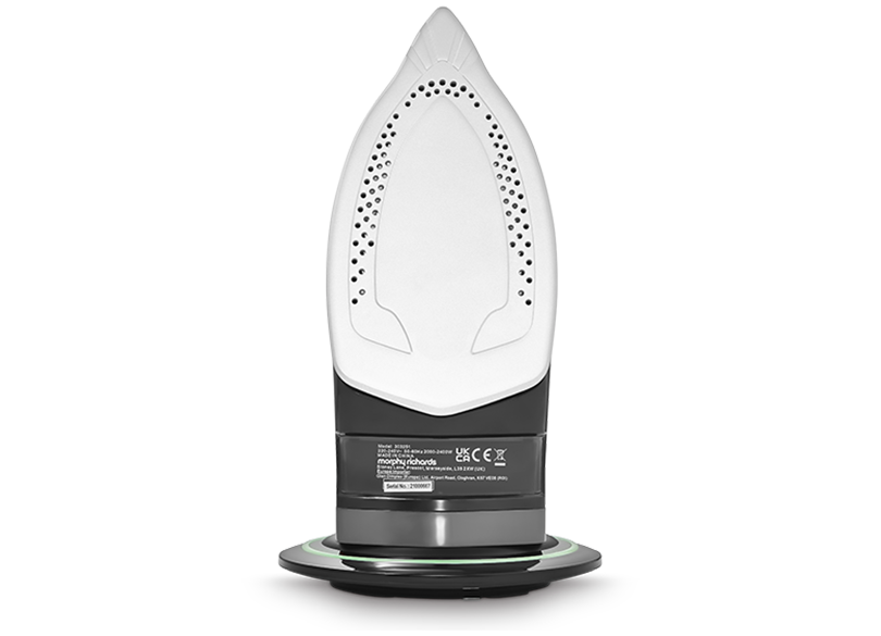 Morphy Richards easyCHARGE 2400W Power+ Cordless Iron SKU: 303251 soleplate