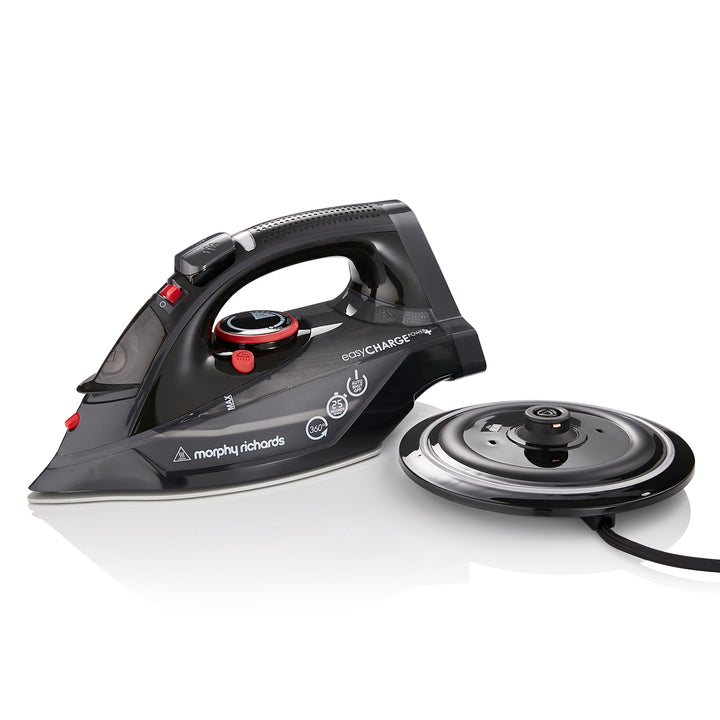 Morphy Richards easyCHARGE 2400W Power+ Cordless Iron SKU: 303251 off the base
