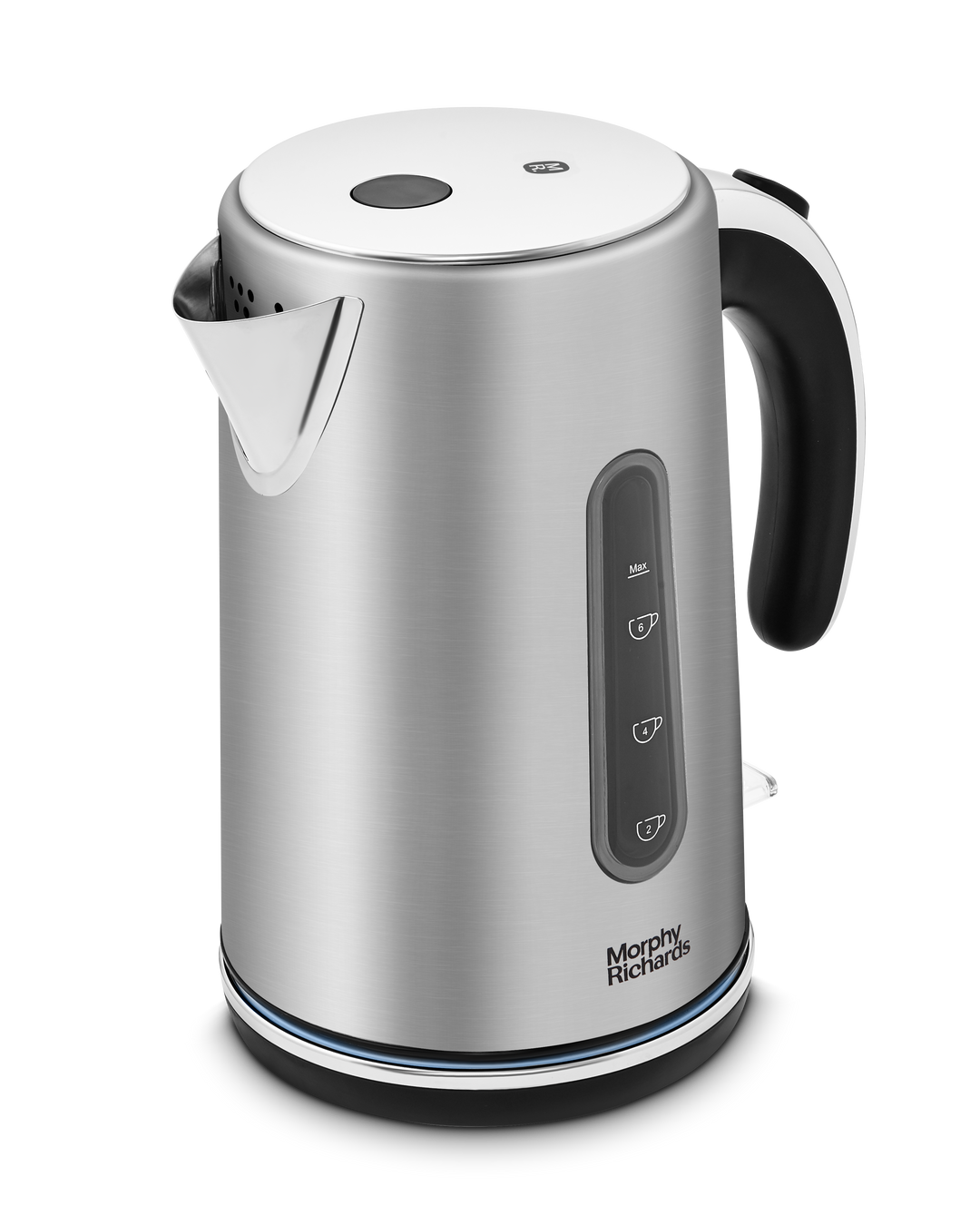 Motive Brushed Steel Kettle, Toaster & Stainless Steel Compact Espresso Machine Set
