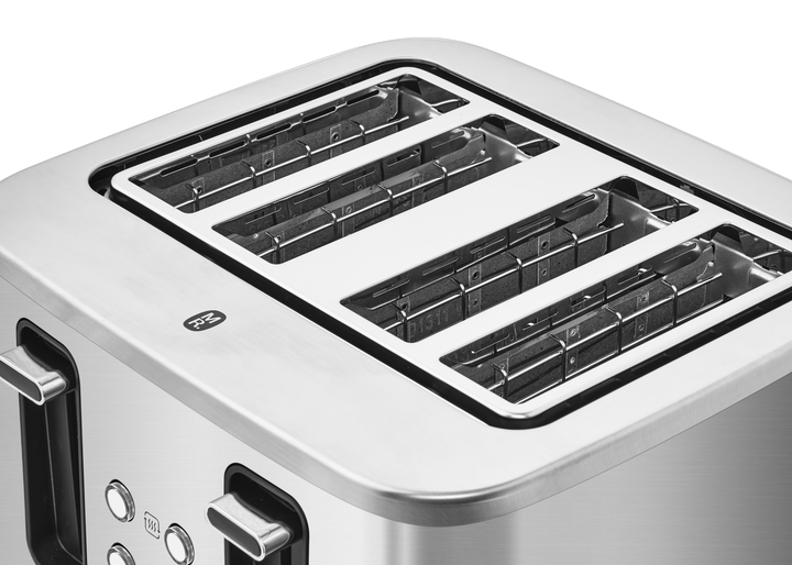 Motive 4 Slice Toaster Brushed Steel