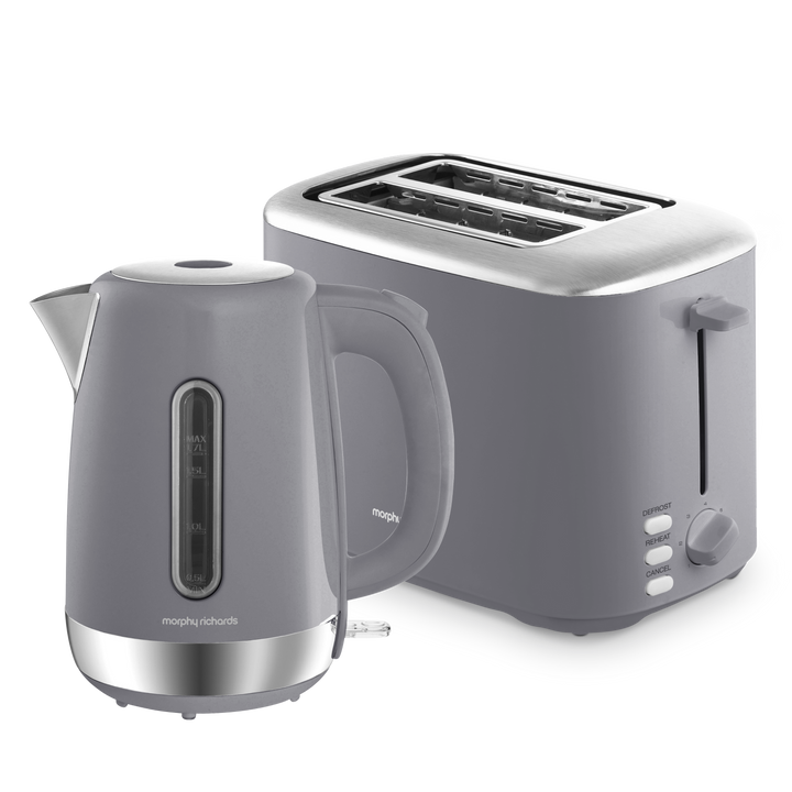 Equip Grey Kettle and Toaster Set