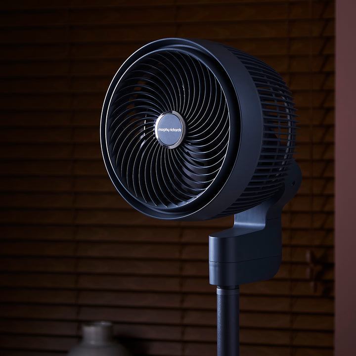 Air Flex 9” 4 Blade Air Circulating Pedestal Fan with Remote Control