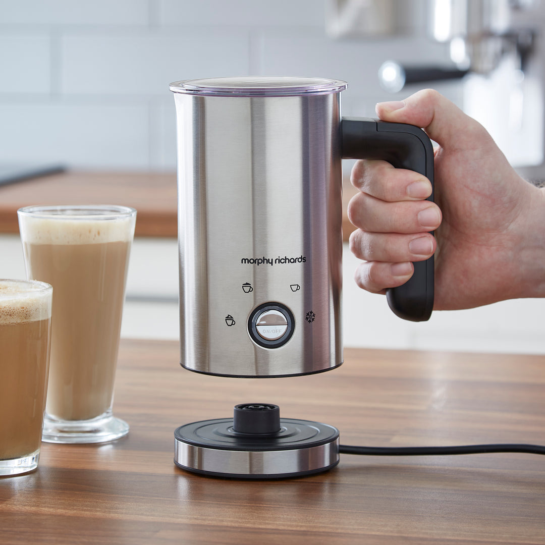Traditional Compact Pump Espresso Machine, Brew & Blend Coffee Grinder and Milk Frother Set