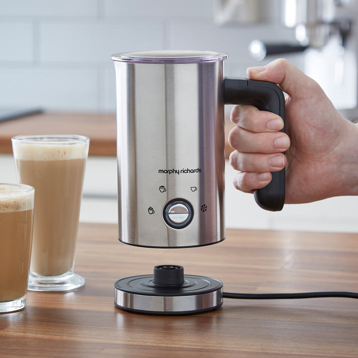 Traditional Compact Pump Espresso Machine, Brew & Blend Coffee Grinder and Milk Frother Set