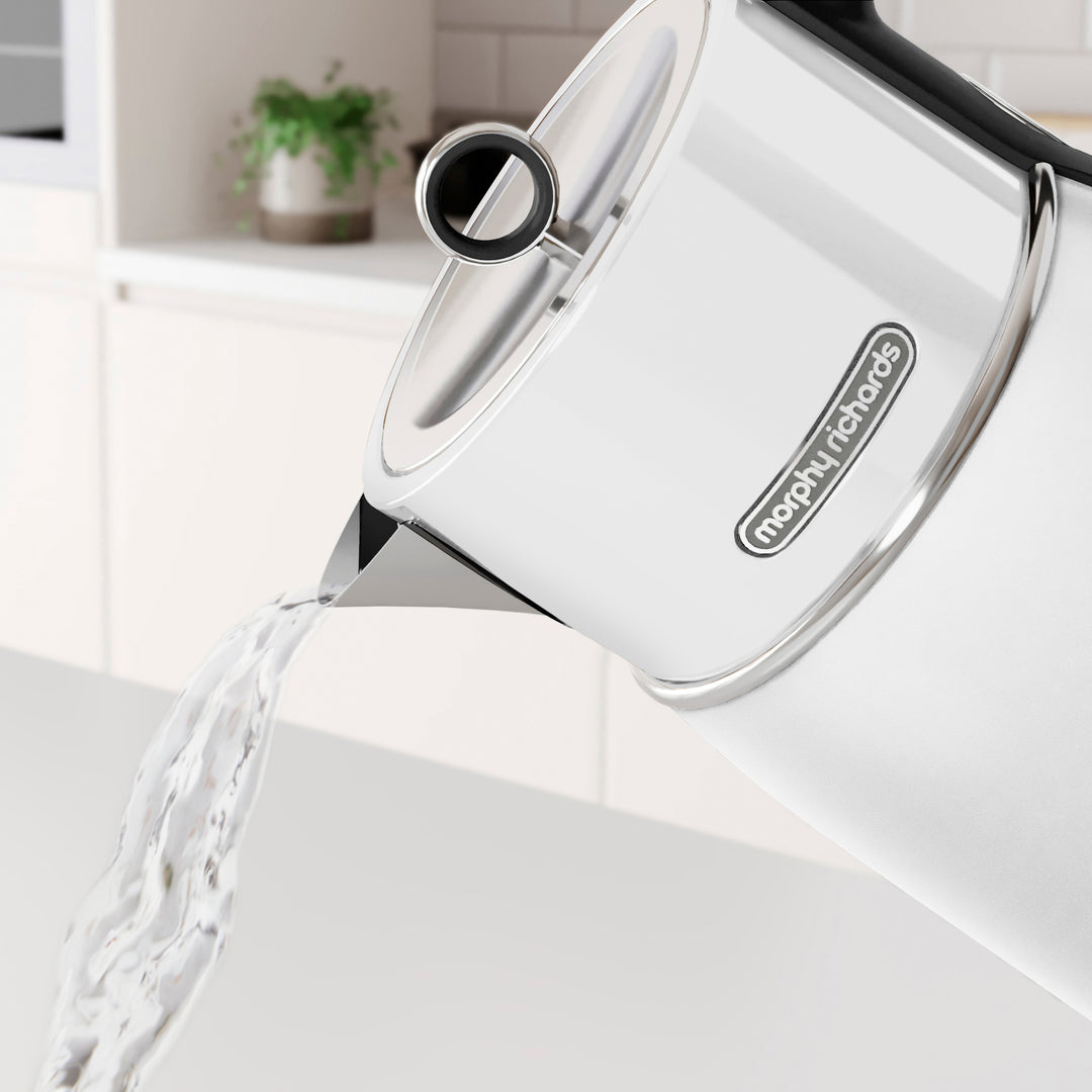 Signature Matt White Kettle and Toaster Set