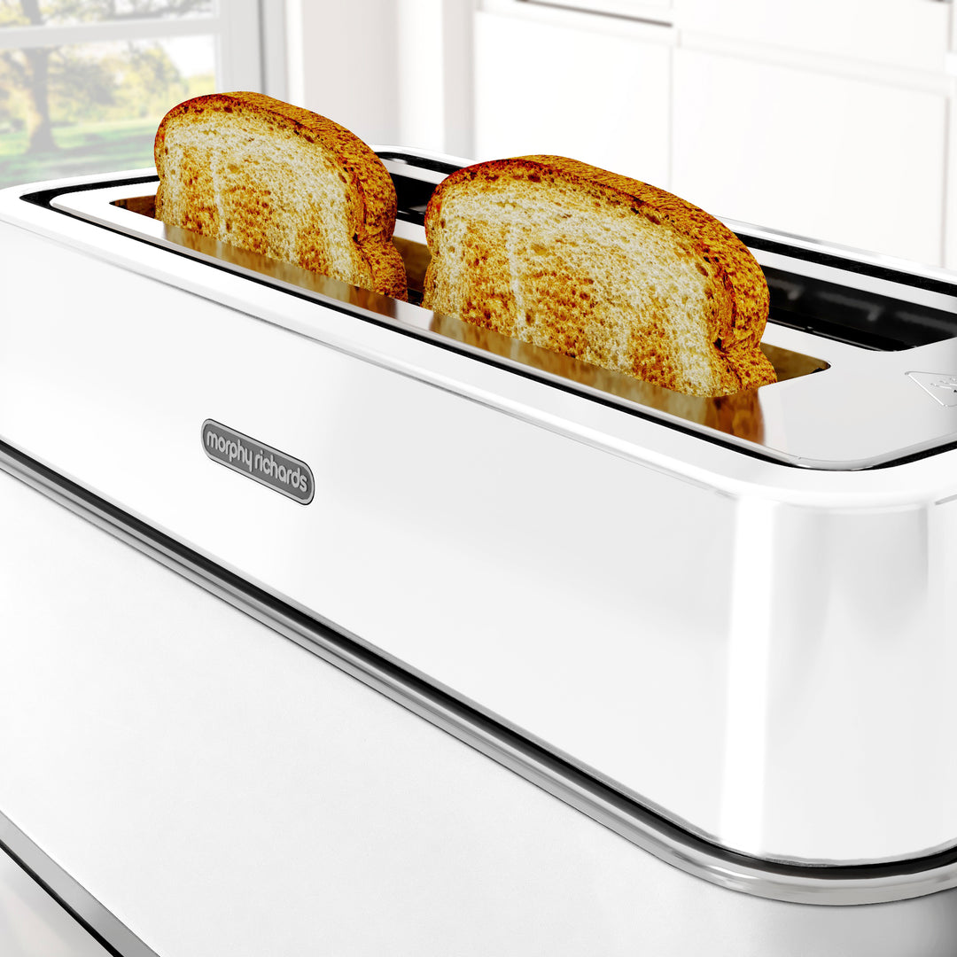 Signature Matt White Kettle and Toaster Set